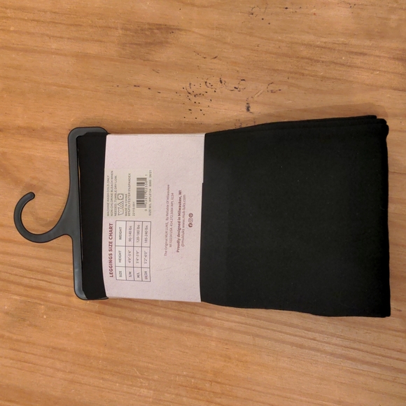 NWT Black LUK🍀EES by Muk LUKS Fleece-Lined Leggings, Size M/L - Picture 2 of 5